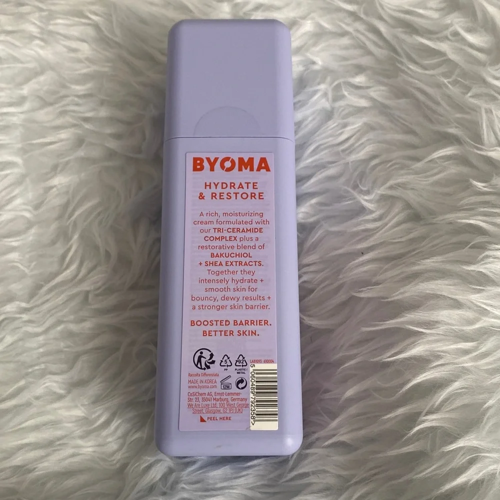 BYOMA Moisturizing Rich‎ Cream 50ml - New without Box